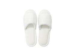 Sublimation Adult Fuzzy Slippers  (Full White, 36-37#)