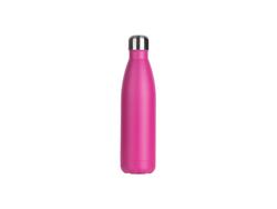 17oz/500ml Powder Coated Stainless Steel Cola Bottle (Rose Red)