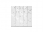 25 Pieces Sublimation Square Shape MDF Puzzle