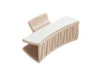 Sublimation Kids Hair Claw Clip w/Insert (Beige,7.9*3.4*4.4cm)