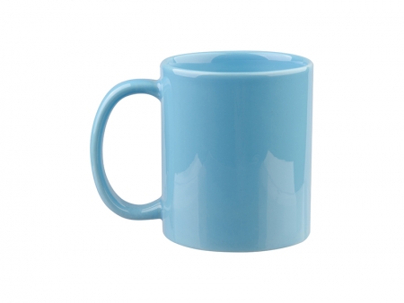 Sublimation 11oz Full Color Mug(Glossy, Light Blue)