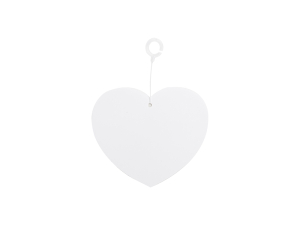 Sublimation PET Ornament (Heart Shape, 8.9*7.6cm)