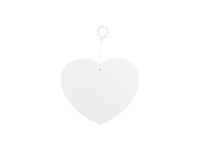 Sublimation PET Ornament (Heart Shape, 8.9*7.6cm)