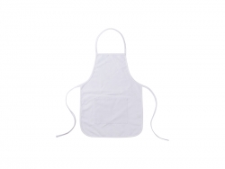 Sublimation Blanks White Child Apron w/ White Pocket (61*44cm)