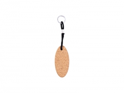 Engraving Blanks Cork Keychain(Pointed Oval)