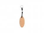 Engraving Blanks Cork Keychain(Pointed Oval)