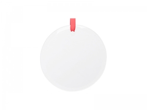 3.5&quot; Sublimation Glass Ornament (Circle)