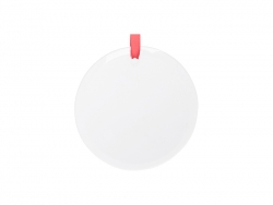 3.5&quot; Sublimation Glass Ornament (Circle)