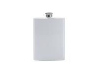 8oz White Sublimation Stainless Steel Flask