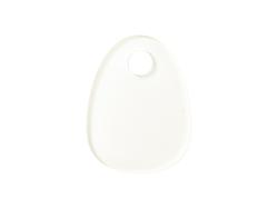 Sublimation Blanks Acrylic Name Tag (6.5*5*0.4cm,Egg Shape)