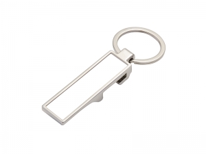 Sublimation Bottle Opener Key Chain (Rectangular)