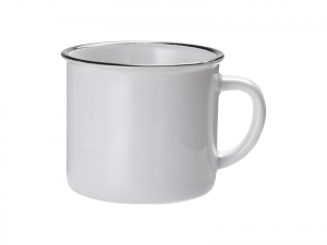 Sublimation 10oz/300ml Ceramic Enamel Mug (Black)