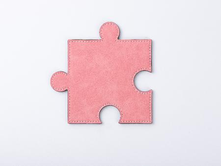 PU Puzzle Coaster(Pink, 12*12cm)