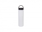 Sublimation 25oz/750ml Stainless Steel Flask w/ Portable Lid (White)