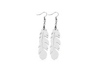 Sublimation Hardboard Earring (Feather Shape)