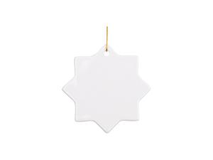 Sublimation 3&quot; Octagon Ceramic Ornament