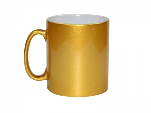 Sublimation 10oz Golden Sparkling Mug