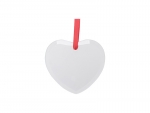 3.5&quot; Sublimation Glass Ornament (Heart)