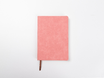 A5 PU Leather Notebook for Sublimation, DTF, Heat Transfer( 14.5*21cm, Pink)