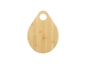 Engraving Bamboo Cutting Board (24*33*1cm,Drop Shaped with Large Hole)