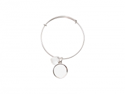 Pulsera Ajustable con Insert Redondo (Circular)