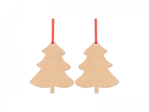 Sublimation Blanks Plywood Ornament Tree(Single Side)