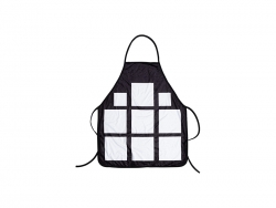 Sublimation 9 Panel Plush Apron (65*72cm/25.59&quot;x28.35&quot;)