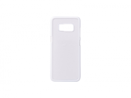 Carcasa con inserción para Samsung S8 G9500 (Plástico, Blanco)