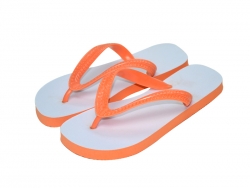 Tongs enfant taille L orange Sublimation Transfert Thermique