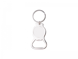 Sublimation Round Bottle Opener Keyring