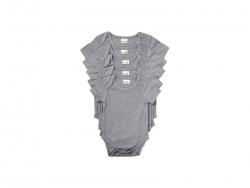 Mono Bebé Manga Corta Talla L (Gris,6-12M)