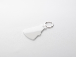 Sublimation Blanks Plastic Keyring (Bell, 5*6.8cm)