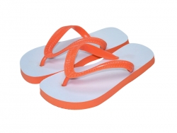 Tongs enfant taille M orange Sublimation Transfert Thermique