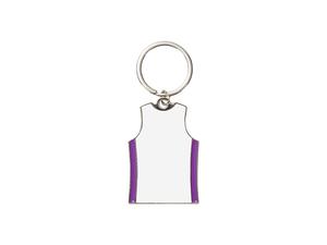 Sublimation Blanks Key Ring(T-Shirt,Purple)