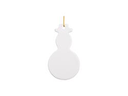 Sublimation 3&quot; Snowman Ceramic Ornament