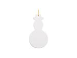 Sublimation 3&quot; Snowman Ceramic Ornament