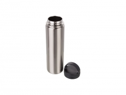 Garrafa Inox 25oz/750ml com tampa Portátil (Prateado)