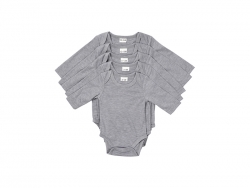 Mono Bebé Manga Larga Talla S (Gris,0-3M)