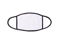 14*20cm Sublimation Face Mask (Black Edge, Large) 20*14cm