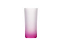 10oz Sublimation Glass Mug (Gradient Color Rose Red)