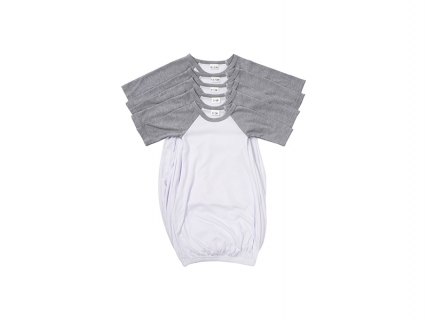 Pijama Bebé Manga Larga Raglán Talla XXL (Gris,18-24M)