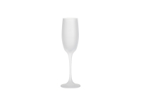 Sublimation 6oz/190ml Champagne Flute Glass (Frosted)