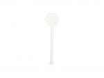 Sublimation Blanks Acrylic Drink Stirrers (3*10*0.4cm,Hexagon Shape)