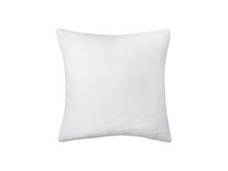 Sublimation Square Blended Plush Pillow Cover (White w/ White, 40*40cm)