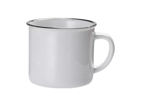 Taza Esmalte de Cerámica (Negro)