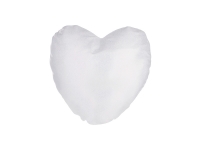 Sublimation Glitter Heart Shape Pillow Cover (40*40cm,White)