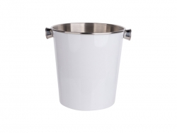 Sublimation Stainless Steel Ice Bucket (White) MOQ:1000