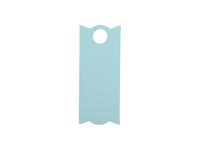 Engraving Blanks Rectangle Silicone Name Tag for 40oz Stanley Tumbler (3.3*8*0.3cm,Light Blue)