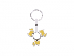 Sublimation Fidget Spinner Key Ring (Dog)