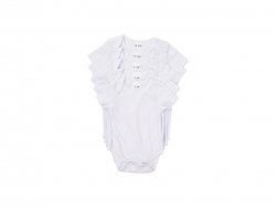 Mono Bebé Manga Corta Talla L (Blanco,6-12M)